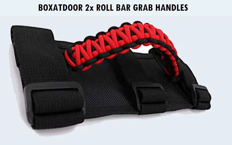 BOXATDOOR-2-x-Roll-Bar-Grab-Handles-Grip-Handle Best Jeep Grab Handles (Review) 2023 - Top Picks and Complete Guide