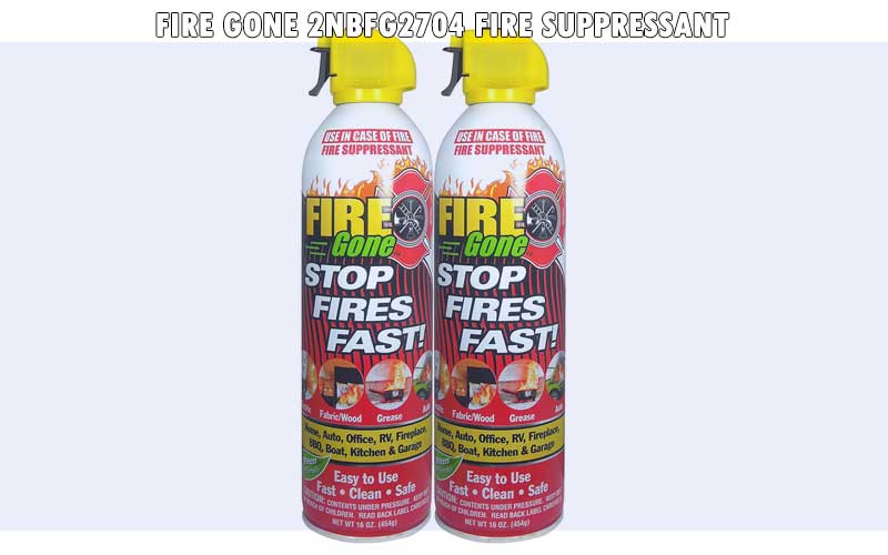 Fire Gone 2NBFG2704 Fire Suppressant review