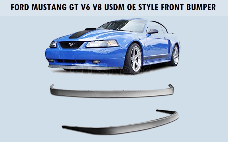 Ford Mustang GT V6 V8 USDM OE Style Front Bumper Lip Review