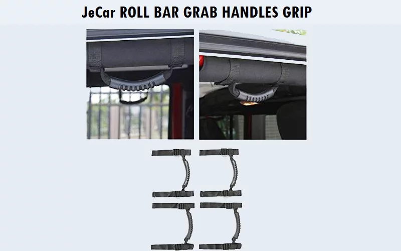 JeCar-Roll-Bar-Grab-Handles-Grip Best Jeep Grab Handles (Review) 2023 - Top Picks and Complete Guide