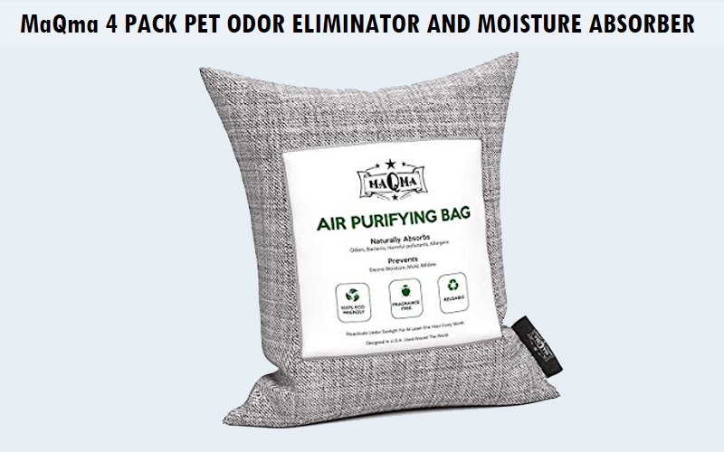 MaQma 4 Pack Pet Odor Eliminator and Moisture Absorber Bags Review