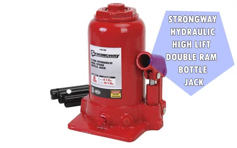 Strongway-Hydraulic-High-Lift-Double-Ram-Bottle-Jack 10 Best Bottle Jack for Lifted Trucks Review and Complete Guide