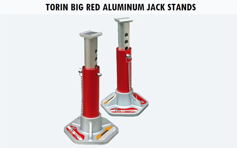 Torin-Big-Red-Aluminum-Jack-Stands 10 Best Car Jack Stands (Review) - Top Picks and Complete Guide