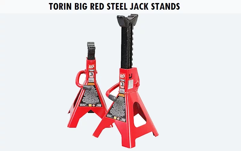Torin-Big-Red-Steel-Jack-Stands 10 Best Car Jack Stands (Review) - Top Picks and Complete Guide
