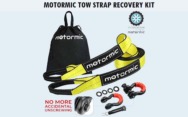 Motormic Tow Strap Recovery Kit