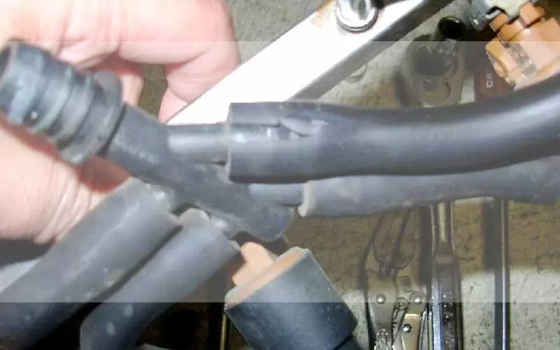 A-damaged-vacuum-hose Car Shaking When Stopped or idle (7 Causes and Solutions)