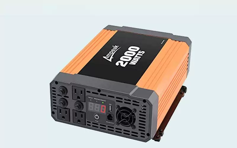 Ampeak-IVUFA2000 Best Power Inverter for Semi Truck (Review) - Top 10 Picks