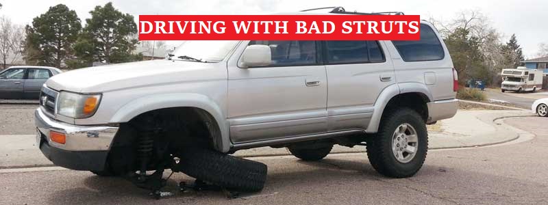 Driving with bad struts