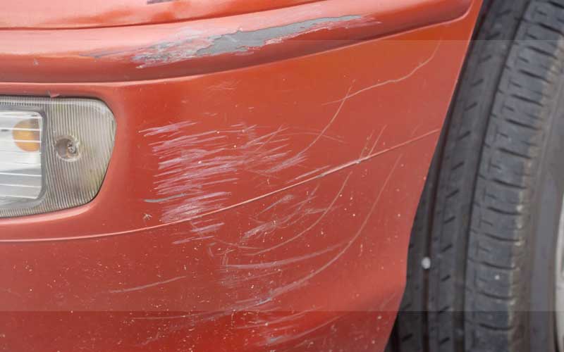 Fixing Deep Scratches Using Paint