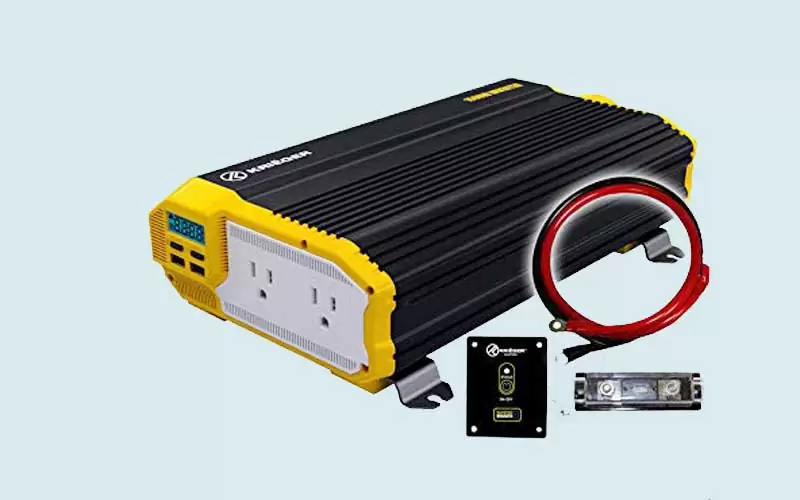Krieger-KR2000-12 Best Power Inverter for Semi Truck (Review) - Top 10 Picks