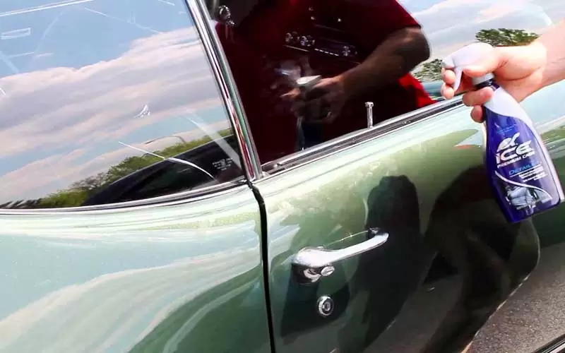 Apply-spray-detailer How to Remove Clear Coat From Car - Step by Step Guide
