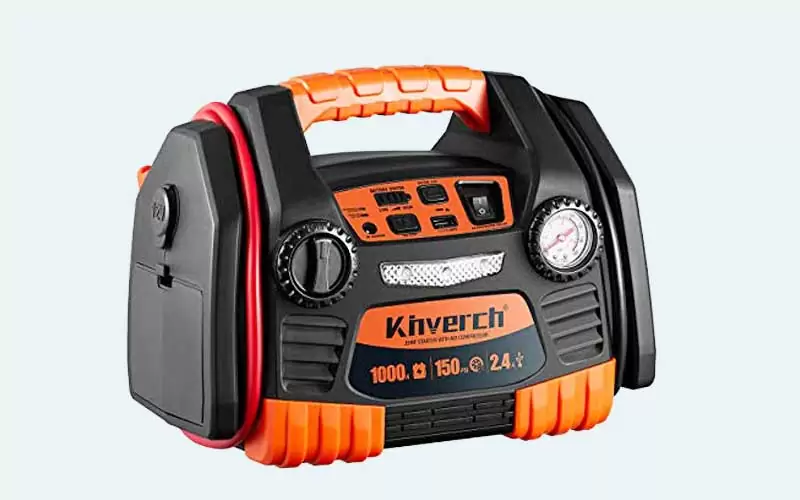 Kinverch-Portable-Car-Jump Best Portable Car Jump Starter Review and Complete Guide