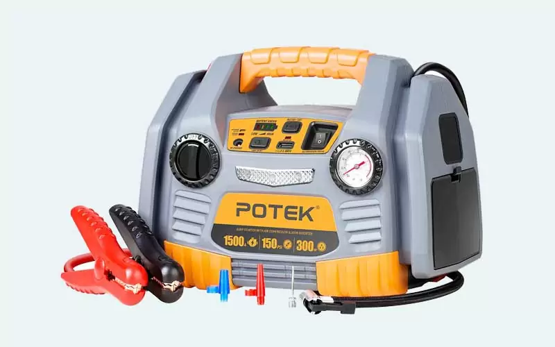 POTEK-Portable-Power-Source Best Portable Car Jump Starter Review and Complete Guide