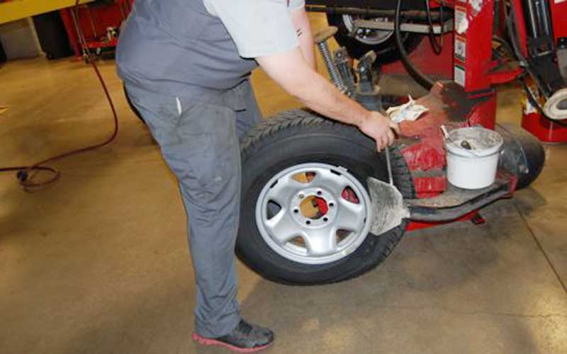 Reinstall your tires