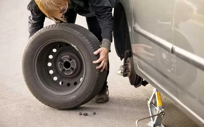 Remove-the-tire How to Plug a Tire - Step by Step Guide