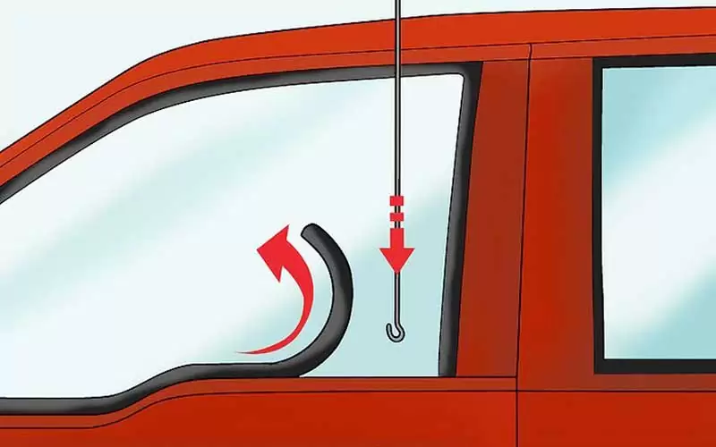 simply-put-the-hanger How to Unlock a Car with a Coat Hanger - Complete Process
