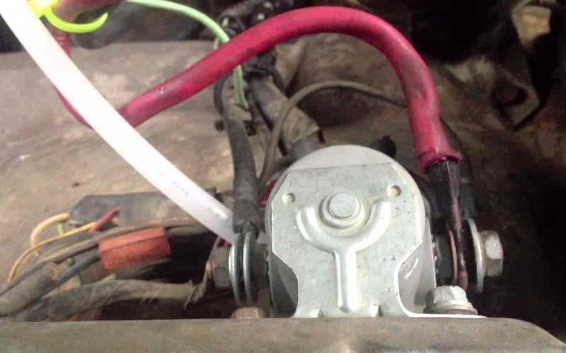 starter solenoid is passing