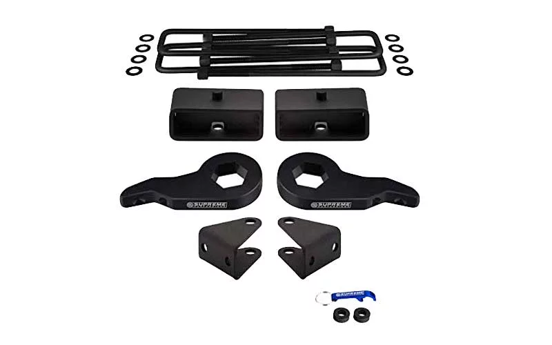 Supreme-Suspensions-Full-Lifts-Kit 10 Best Ram & Silverado Leveling Kit Review and Complete Guide