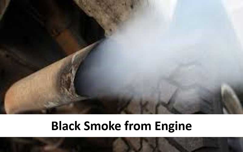 Black Smoke from the Engine