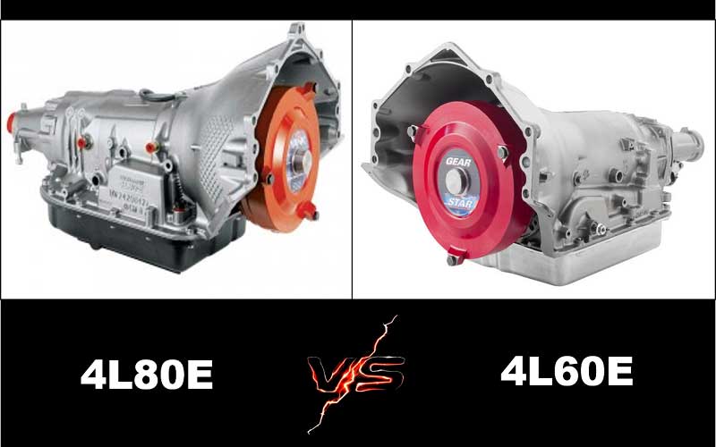 Dissimilarities of 4L 60 E with 4L 80 E transmission