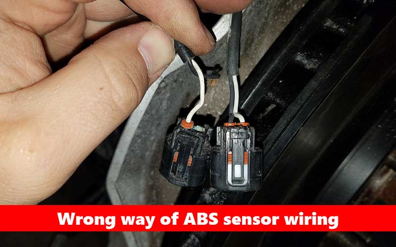 Issues with the ABS sensor wiring