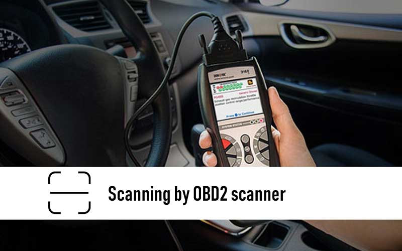 Scan it with an OBD2 scanner