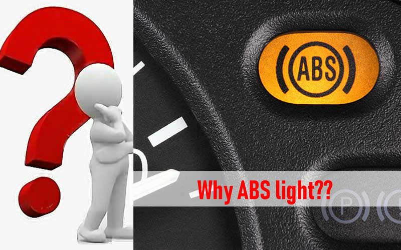 What is the purpose of the ABS light turning on