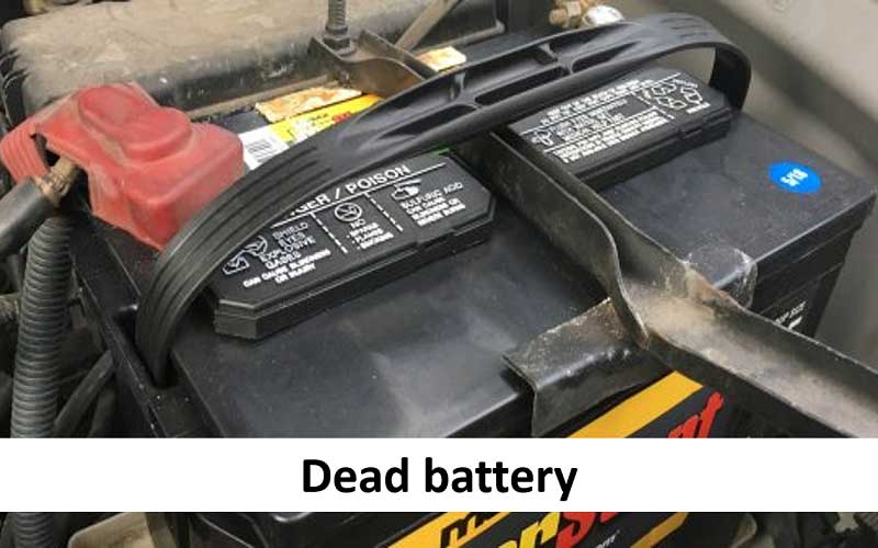 A dead battery