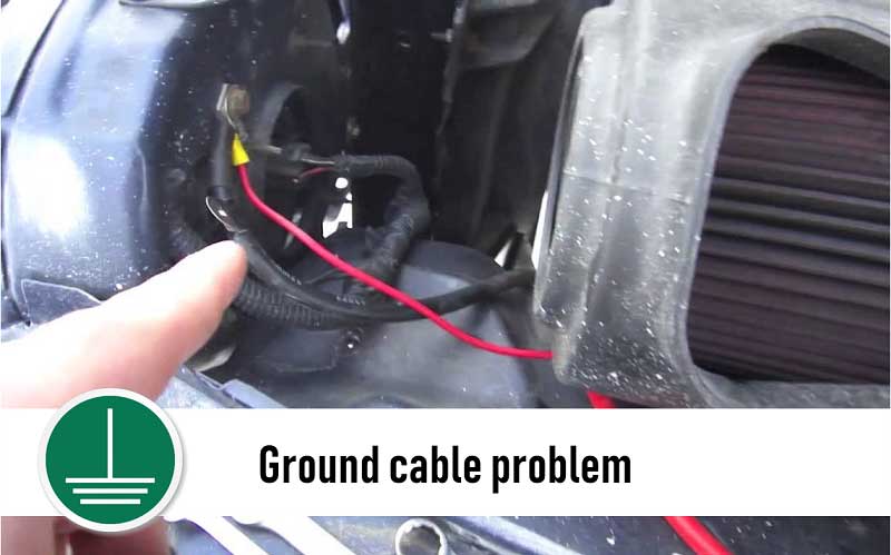 Ground cable problem