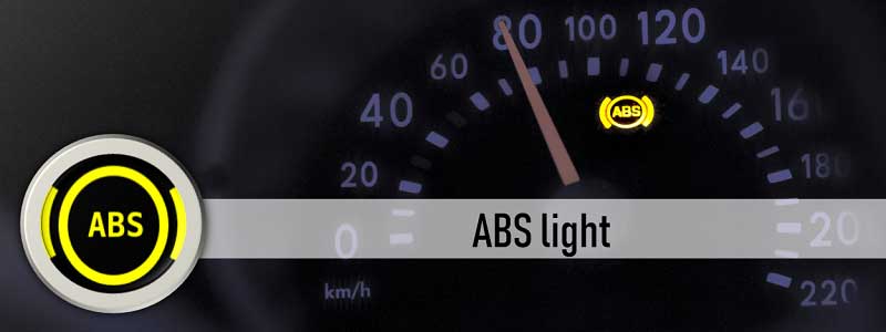 ABS light on the dashboard