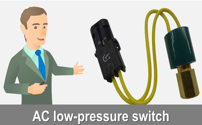 What is an AC low-pressure switch