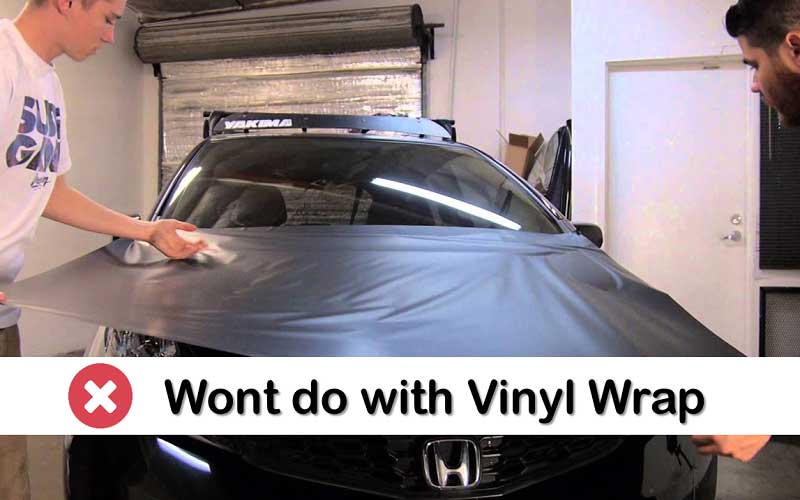 What the Vinyl Wrap won’t do