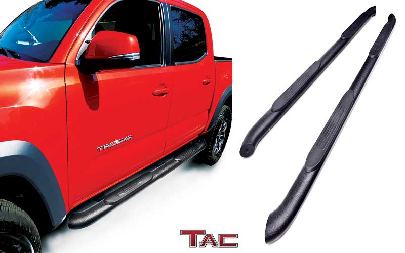 TAC Side Steps Fit - 4 Inches Toyota Tacoma Double Cab review