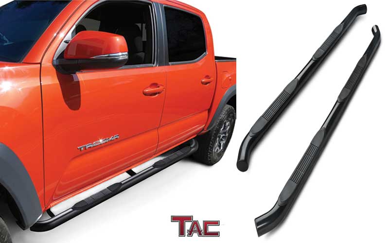 TAC Side Step Fit - 3" for Toyota Tacoma Double Cab review