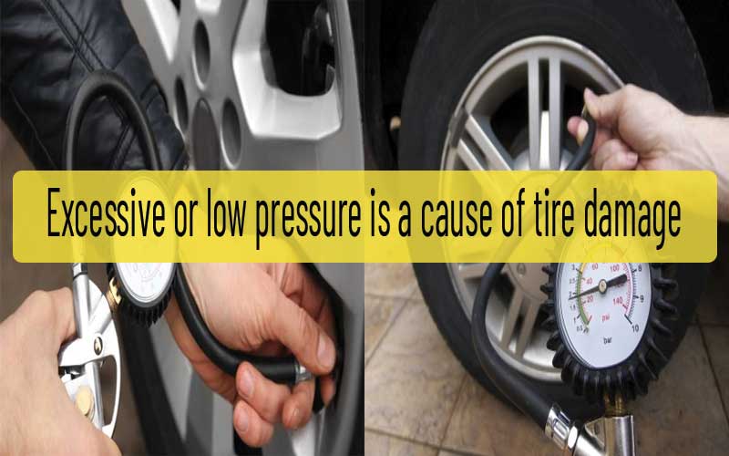 Does low air pressure causes of tire damage